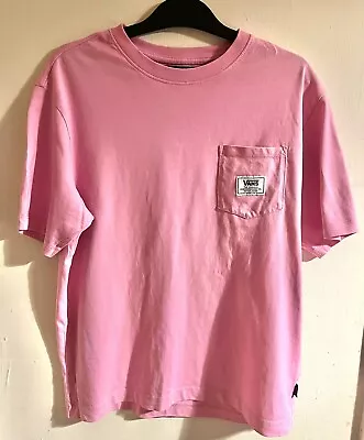 Buy Vans Size S Pink Loose Fit  Pocket T Shirt • 9.99£