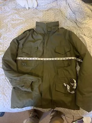 Buy CLASSIC M65 ARMY COMBAT FIELD JACKET MILITARY PATROL STYLE MENS COAT OLIVE In M  • 20£