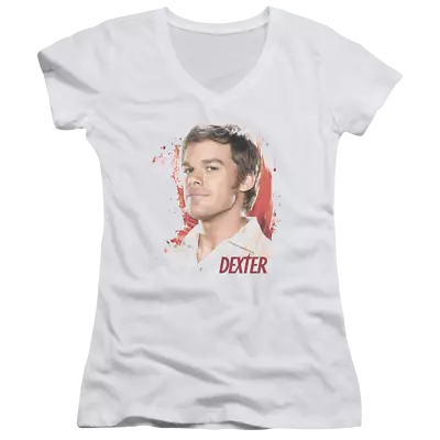 Buy Dexter Blood Splatter - Juniors V-Neck T-Shirt • 27.40£
