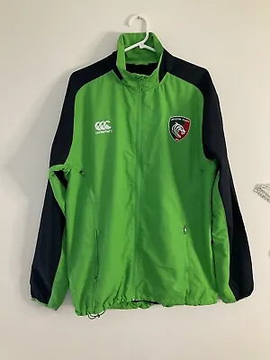 Buy Player Issue Leicester Tigers Canterbury Warm Up Jacket Track Top Size XL • 39.99£