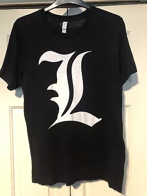Buy Men’s Black T Shirt, L From Death Note, Size Small • 5£