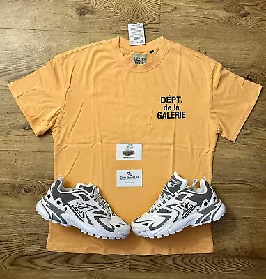 Buy Gallery Dept. French Logo Tee Apricot 🍊 Size Small🥶  FREE SHIPPING 🚀 📦 ✅  • 84.99£