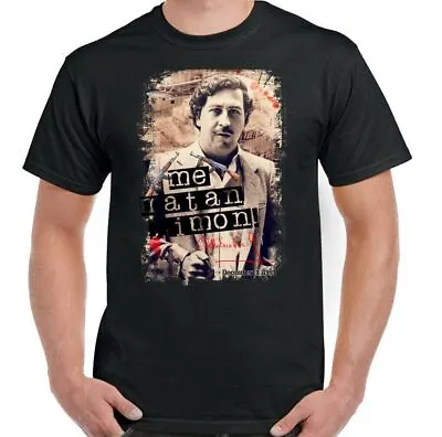 Buy Pablo Escobar T-Shirt Me Matan Limon Mens Funny Narcos TV Show Cocaine Cartel • 9.49£