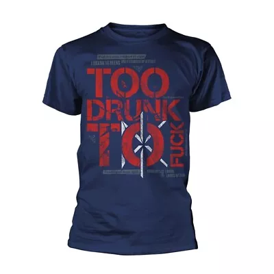 Buy Dead Kennedys - Too Drunk To F*** (Navy) (NEW MENS T-SHIRT) • 17.20£