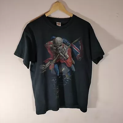 Buy Iron Maiden THE FINAL FRONTIER World Tour 2010-11 Black Tshirt Skull Trooper • 29.99£