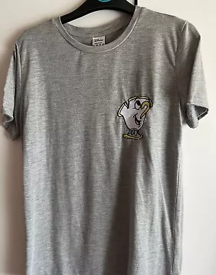 Buy Beauty And The Beast Chip T Shirt Size 10 • 3£
