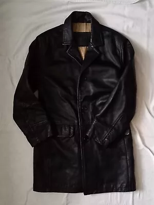 Buy Ciro Citterio Gents Black Leather Jacket • 59.99£