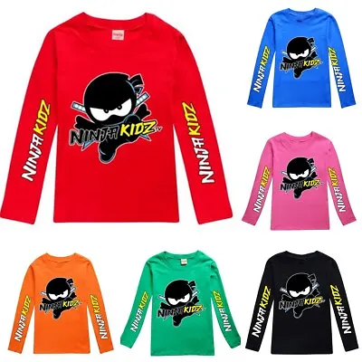 Buy Ninja Kidz Tv Boys Girls T-shirt Jumper Long Sleeve Hooded Sweatshirt Xmas Tops • 11.99£