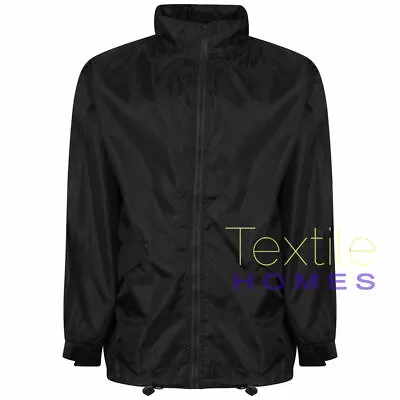 Buy Lightweight  Rain Jacket Coat Hooded Pac A Way Showerproof Mac Hood Mens Ladies • 7.95£