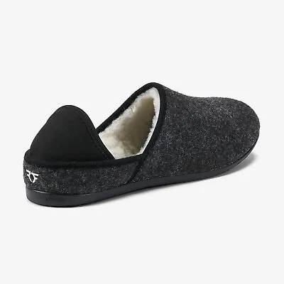 Buy Luxury Slippers In Charcoal & Black | Unisex | With Minor Defects RRP £79 • 24.75£