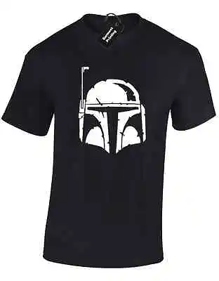 Buy Boba Helmet Mens T Shirt Fett Darth Bounty Wars Star Geek Hunter Inspired Top • 7.99£