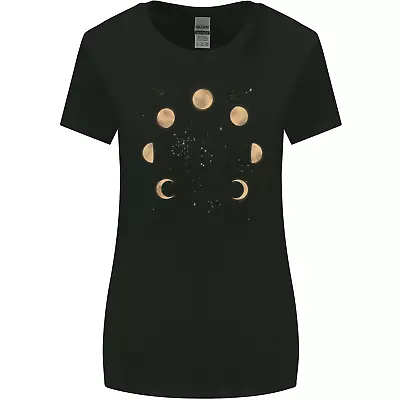 Buy Moon Phases Eclipse Full Moon Supermoon Womens Wider Cut T-Shirt • 8.75£
