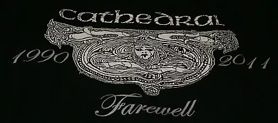 Buy Cathedral Very Rare Farewell 1990 To 2011 Large Unisex Shirt From MD Death Fest  • 76.62£