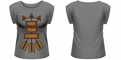 Buy Four Year Strong - Arrows Rolled Sleeve Women's Size M PHM • 20.53£