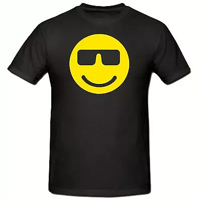 Buy Emoji Cool Face Men's Funny Novelty T Shirt, Sm-3xl, Slogan T-shirt. • 10.25£