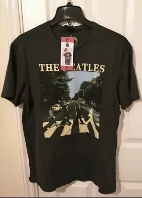 Buy Amplified The Beatles Abbey Road Charcoal Cotton T-shirt -unisex Medium  • 10£