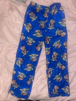 Buy Sleepwear Boys' Star Wars Mandalorian The Child Grogu Blue Pajamas 10 • 5.32£