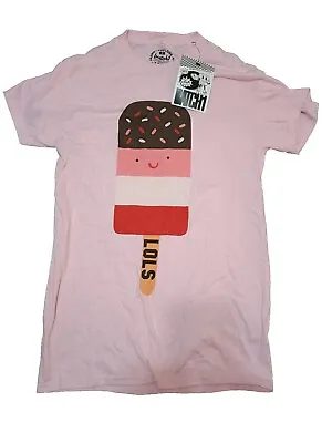 Buy Batch1 Women's Small Pink Lols T-shirt Nwts • 10£