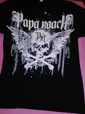 Buy Papa Roach Tour 2010 Graphic T-shirt Sz M Rock  • 32.24£