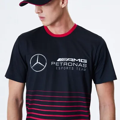 Buy New Era Cap Men's Mercedes-Benz AMG Petronas ESports Team Replica Fade T-Shirt • 30£