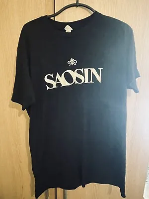 Buy Saosin Black Large Short Sleeve T Shirt Circa Survive L S Dunes Anthony Green • 27.69£