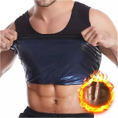 Buy Men Body Shaper Slimming T Shirt Compression Gynecomastia Undershirt Tank Top  • 4.59£