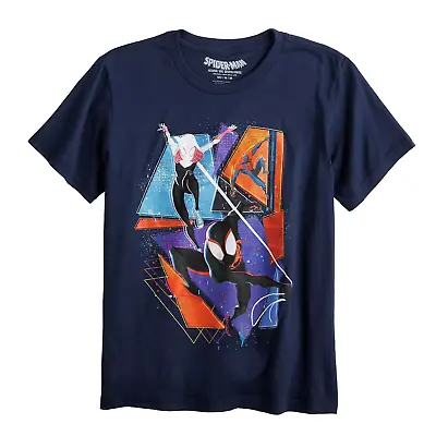 Buy Marvel ☆ Big Boys' Miles Morales Spider-Verse T-Shirt ☆ Sizes S-XL • 11.80£