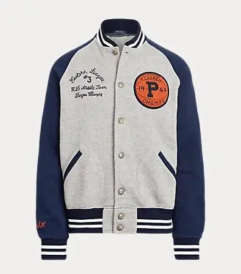 Buy Polo Ralph Lauren Tiger Eastern League Varsity Letterman Bomber Jacket Large • 175£