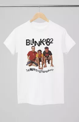 Buy Blink 182 Rock Band Unisex White Short Sleeve T-Shirt Message For Sizes S/XL • 10.99£