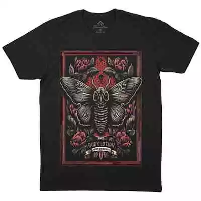Buy Gumb Body Lotion Mens T-Shirt Horror Deaths Head Hawkmoth Hawk Moth E244 • 9.99£