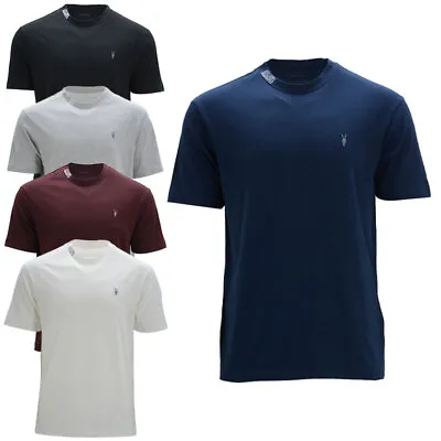Buy All Saints Mens T Shirts Short Sleeve Cotton Tee Top Crew Neck Casual T Shirts • 19.50£