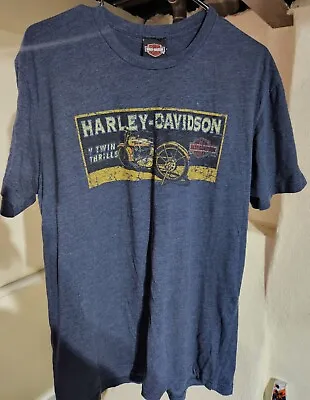 Buy Harley Davidson Of Fargo 2 Sided T-Shirt V Twin Thrills • 17.77£