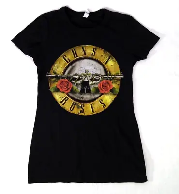 Buy 2007 Guns N Roses Black T-Shirt Bravado Juniors Small Women's Extra Small • 17£