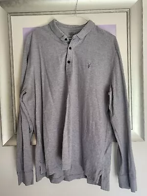 Buy All Saints Men’s Brace Long Sleeve Polo T Shirt XXL • 5£