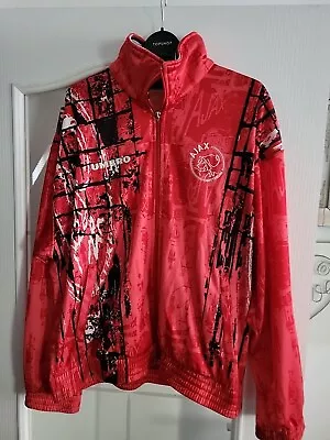 Buy Ajax Amsterdam Training Jacket Pre Match Medium Large Genuine 1996 Umbro Holland • 8.50£