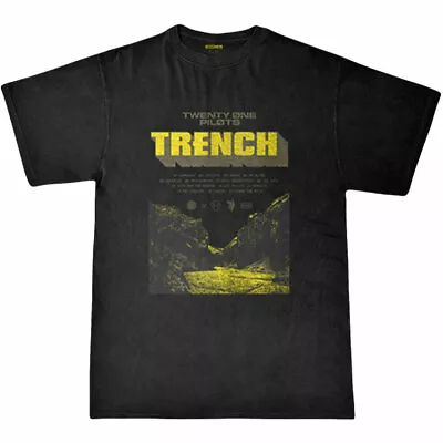 Buy TWENTY ONE PILOTS  - Unisex T- Shirt - Trench Cliff - Black Cotton  • 16.99£