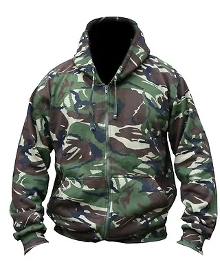 Buy DPM Camoflage Match Zipped Camo Hoodie All Sizes Military / Hunting Warm Jacket • 27£