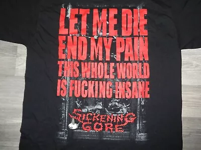 Buy Sickening Gore Shirt Kult Old Death Metal Necronomicon Vital Remains Deicide • 20.83£