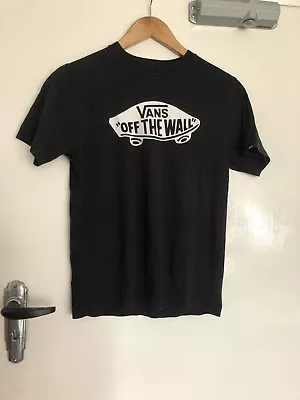 Buy Vans Off The Wall Skateboard Short Sleeve T-shirt Medium 10/12 • 9.99£