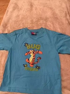Buy Boys Tigger Turquoise Short Sleeved T-shirt Age 3-4 - Preowned  • 1.50£