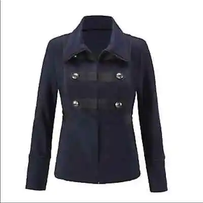 Buy CAbi Women's In The Band Navy Blue Marching Military Jacket Medium M • 23.75£