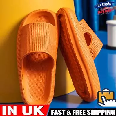 Buy Cool Slippers Anti-Slip Home Couples Slippers Elastic For Walking (Orange 36-37) • 7.99£