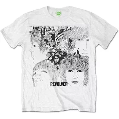 Buy The Beatles T-Shirt Revolver Album Official White New • 14.95£