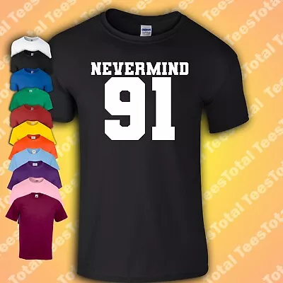 Buy Nevermind Nirvana 91 T-Shirt | Kurt Cobain | Grunge | 90s Retro • 17.99£