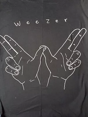 Buy Weezer Offical  White Album Tour T-Shirt - 2016- Black Ladies Small Fit - New. • 16£