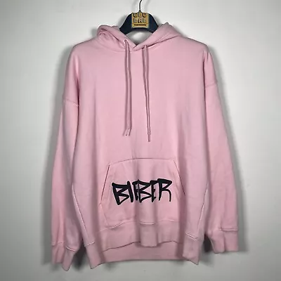 Buy Justin Bieber Hoodie Pink Changes Men's Oversize Relaxed Size M • 32.86£