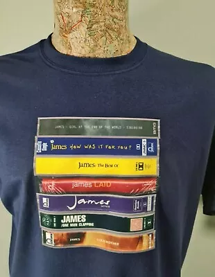 Buy James Tape Cassette Collection T Tee Shirt Various Colours Tim Booth Saul Davies • 13.99£