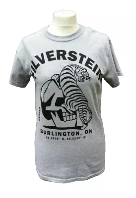 Buy Silverstein Grey Tiger Graphic Band T Shirt Emo Hardcore Screamo Size Medium • 18.24£