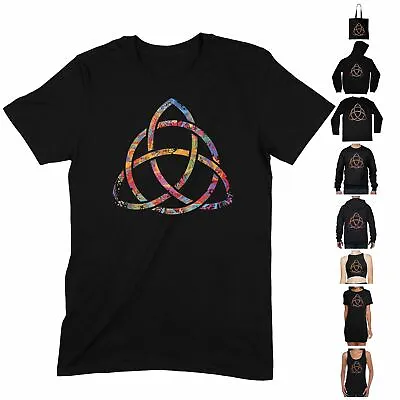 Buy Psychedelic Celtic Knot Abstract T Shirt - Trippy Boho Hippie Pagan Wiccan • 23.95£