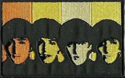 Buy BEATLES Heads In Bands Retro 2019 EMBROIDERED IRON/SEW ON PATCH Official Merch • 3.99£